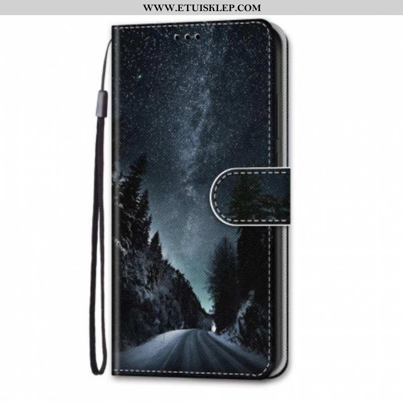 Skórzany Futerał do Samsung Galaxy S21 Ultra 5G Tajemnicza Natura
